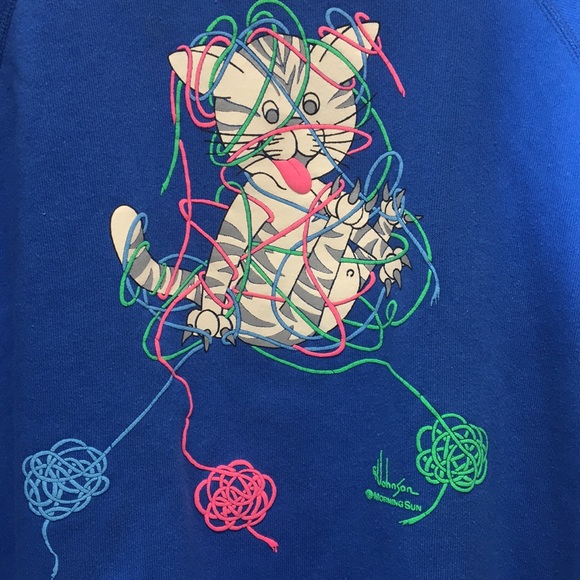 Vintage Morning Sun Kitten Sweater - Picture 2 of 6